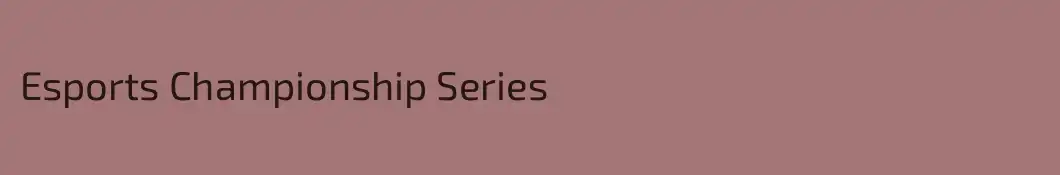Esports Championship Series